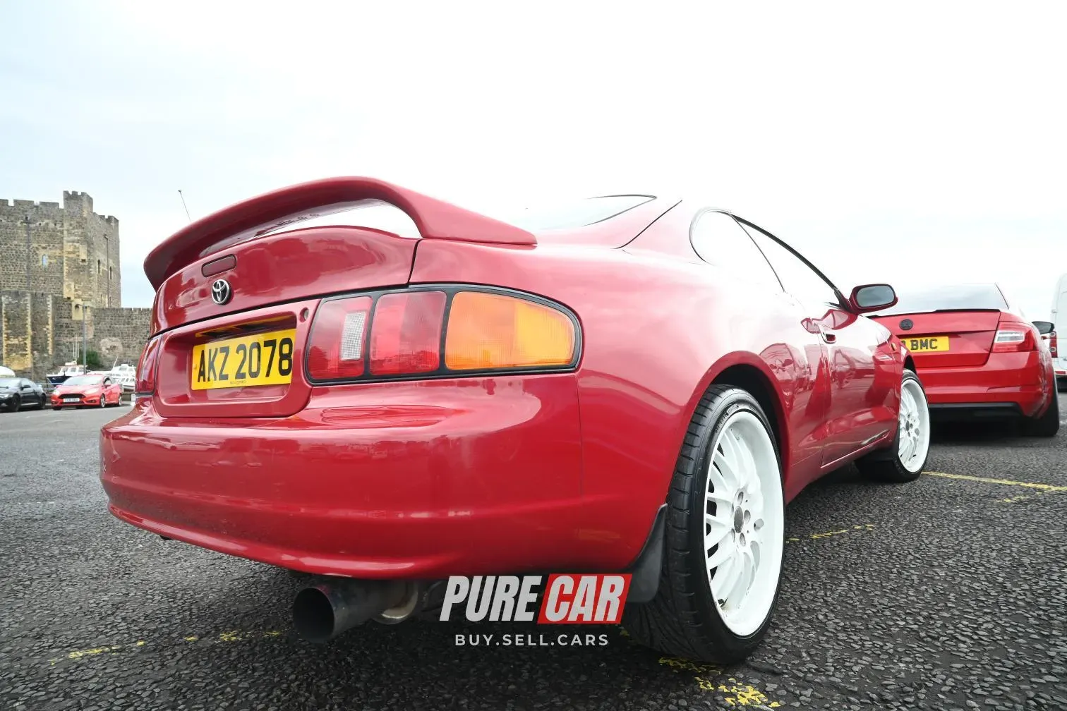 Carrickfergus castle Jacobs Supercar Run