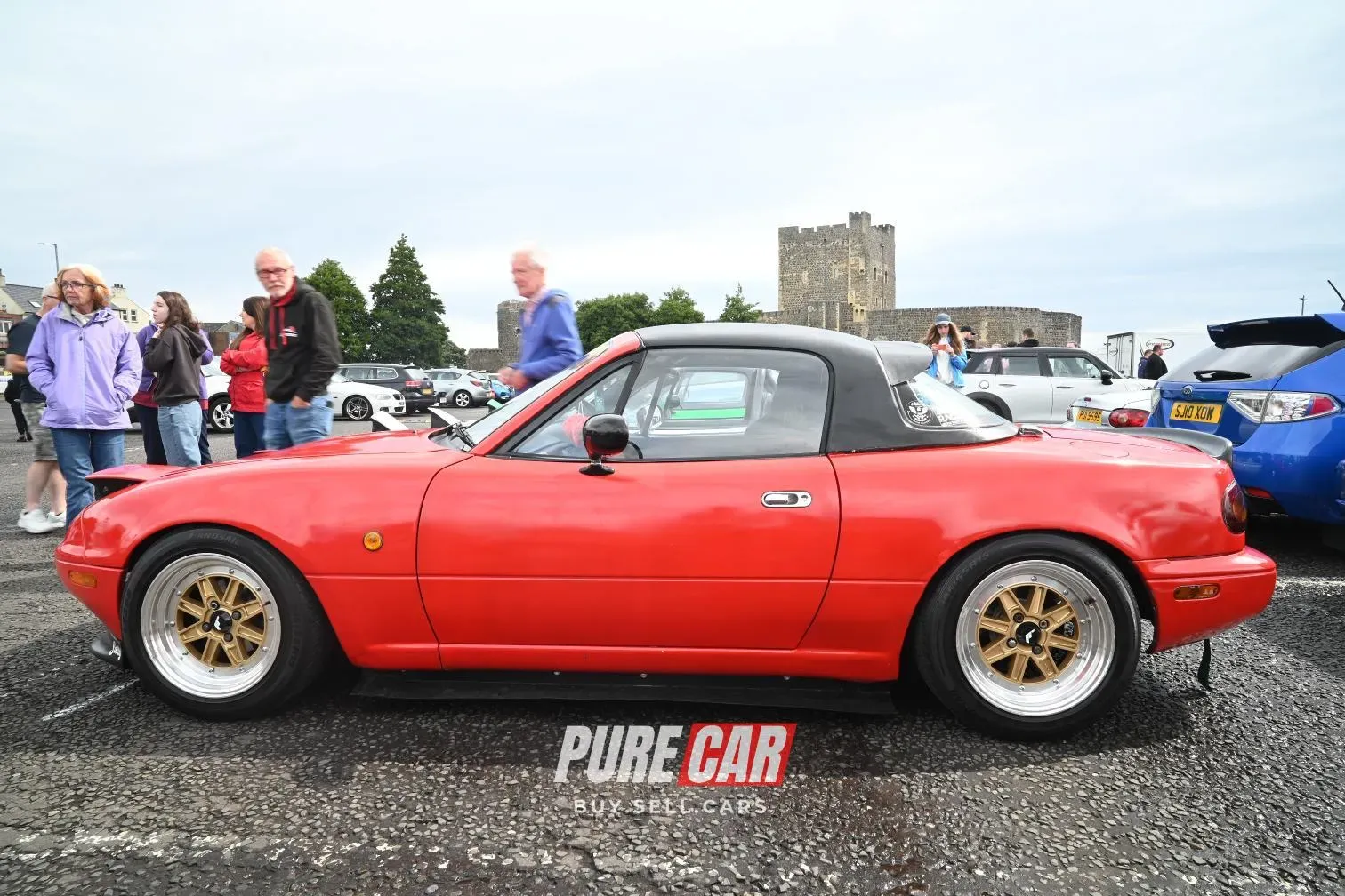 Carrickfergus castle Jacobs Supercar Run