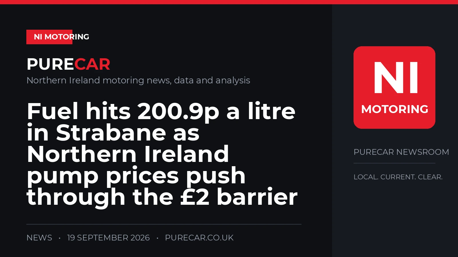 Fuel hits 200.9p a litre in Strabane as Northern Ireland pump prices push through the £2 barrier