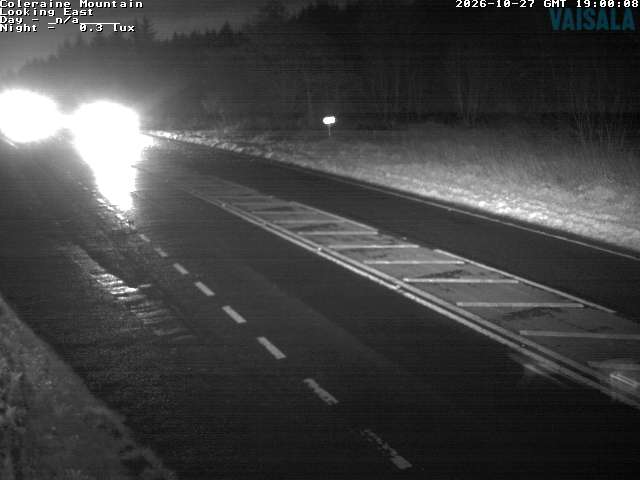 A37 Coleraine Mountain traffic camera