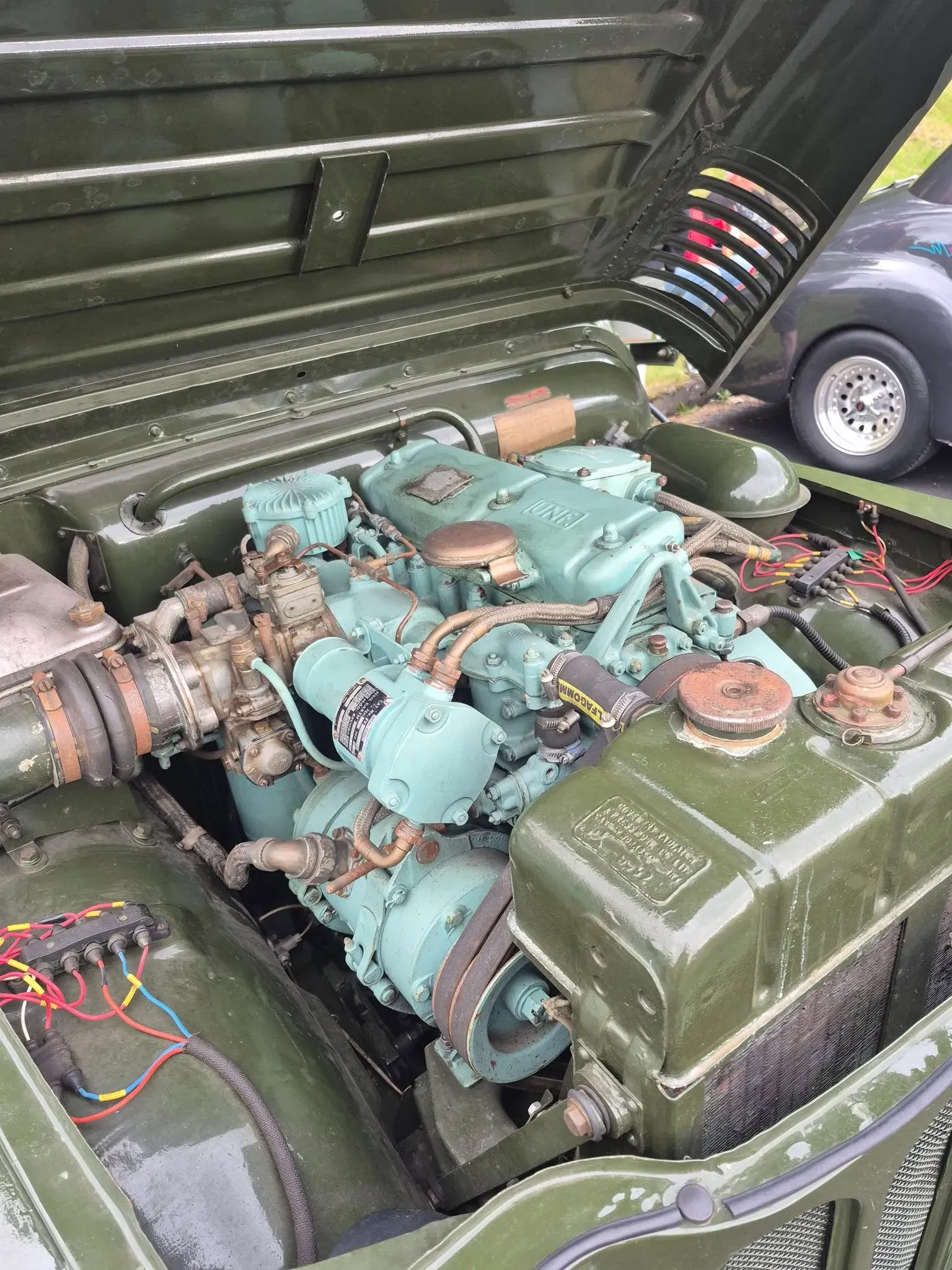 Magherally parish church cars and burgers