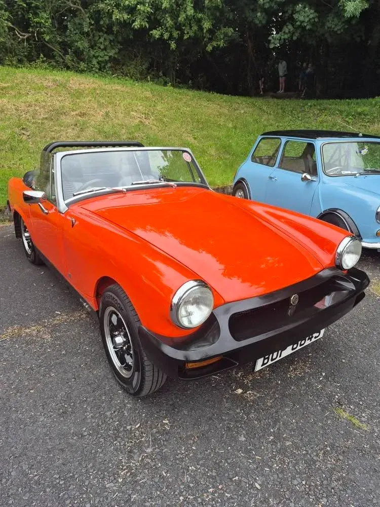 Magherally parish church cars and burgers