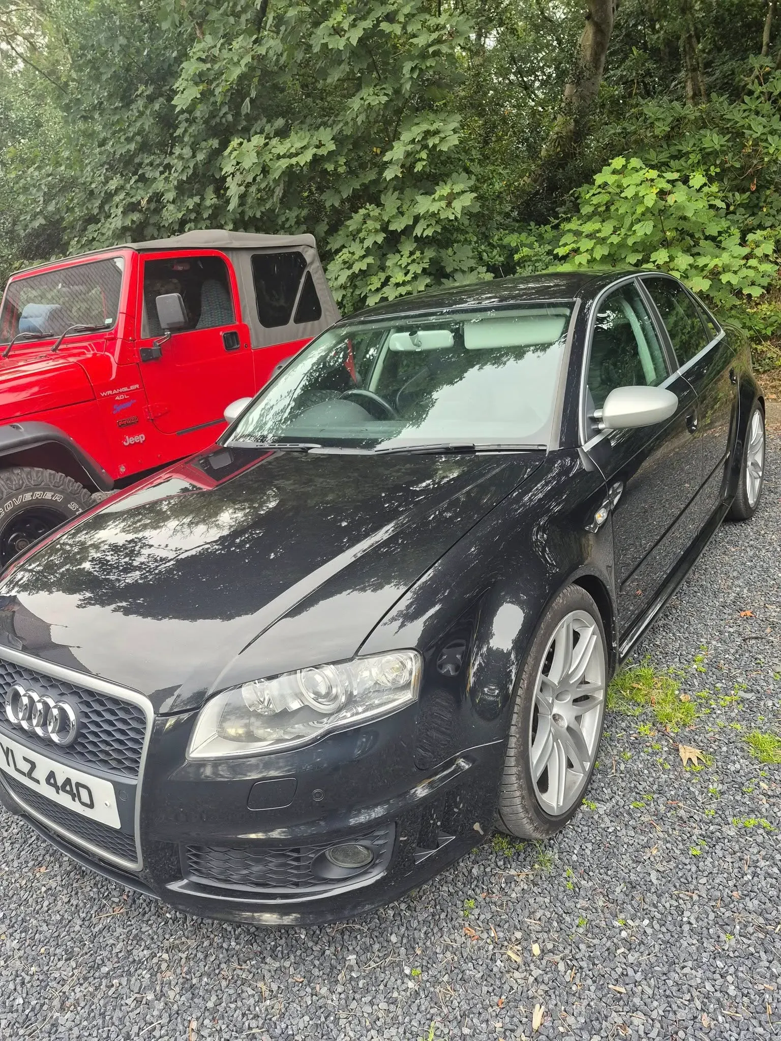 Magherally parish church cars and burgers