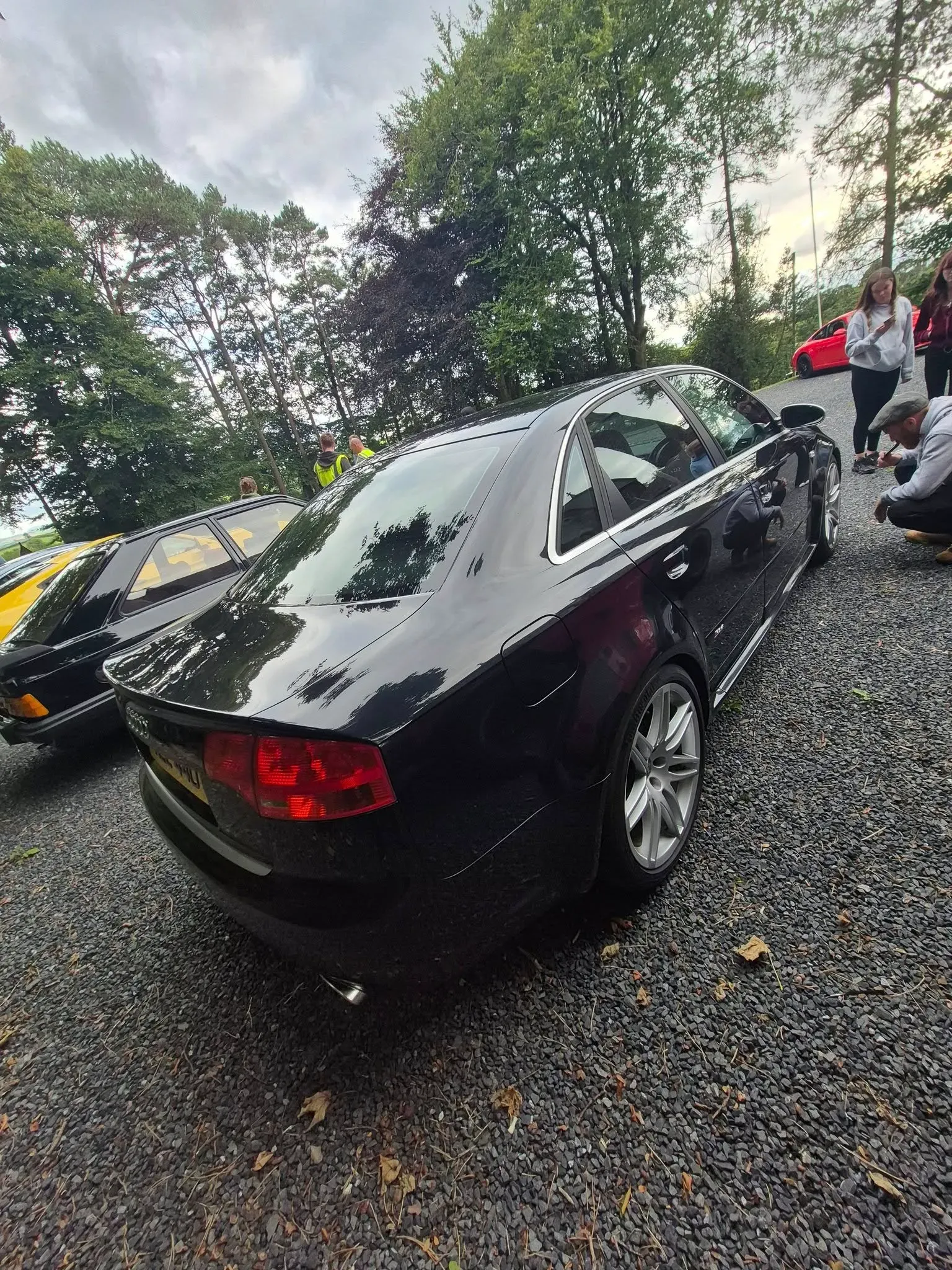 Magherally parish church cars and burgers
