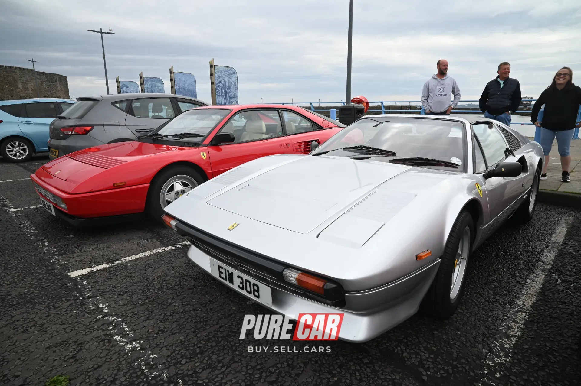 Carrickfergus castle Jacobs Supercar Run