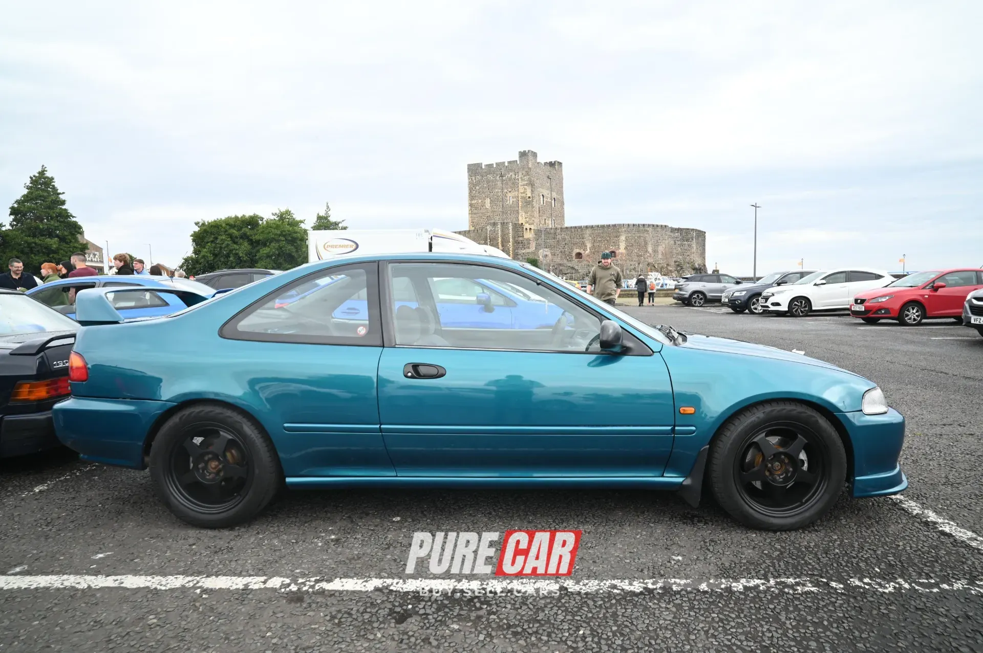Carrickfergus castle Jacobs Supercar Run