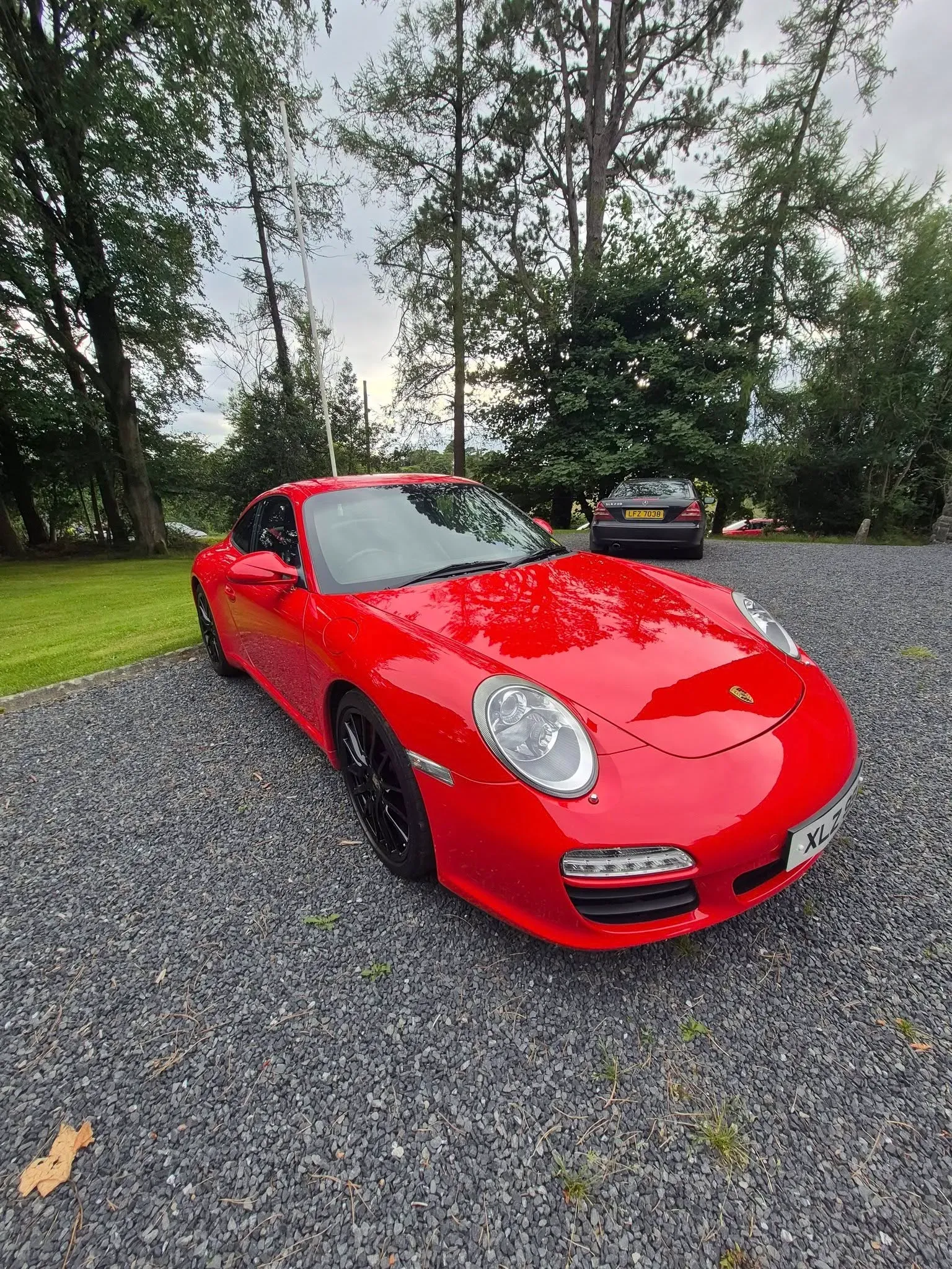 Magherally parish church cars and burgers