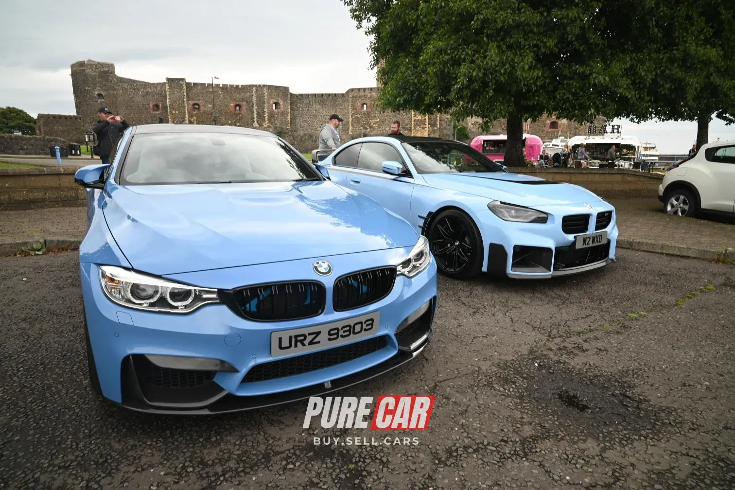Carrickfergus castle Jacobs Supercar Run