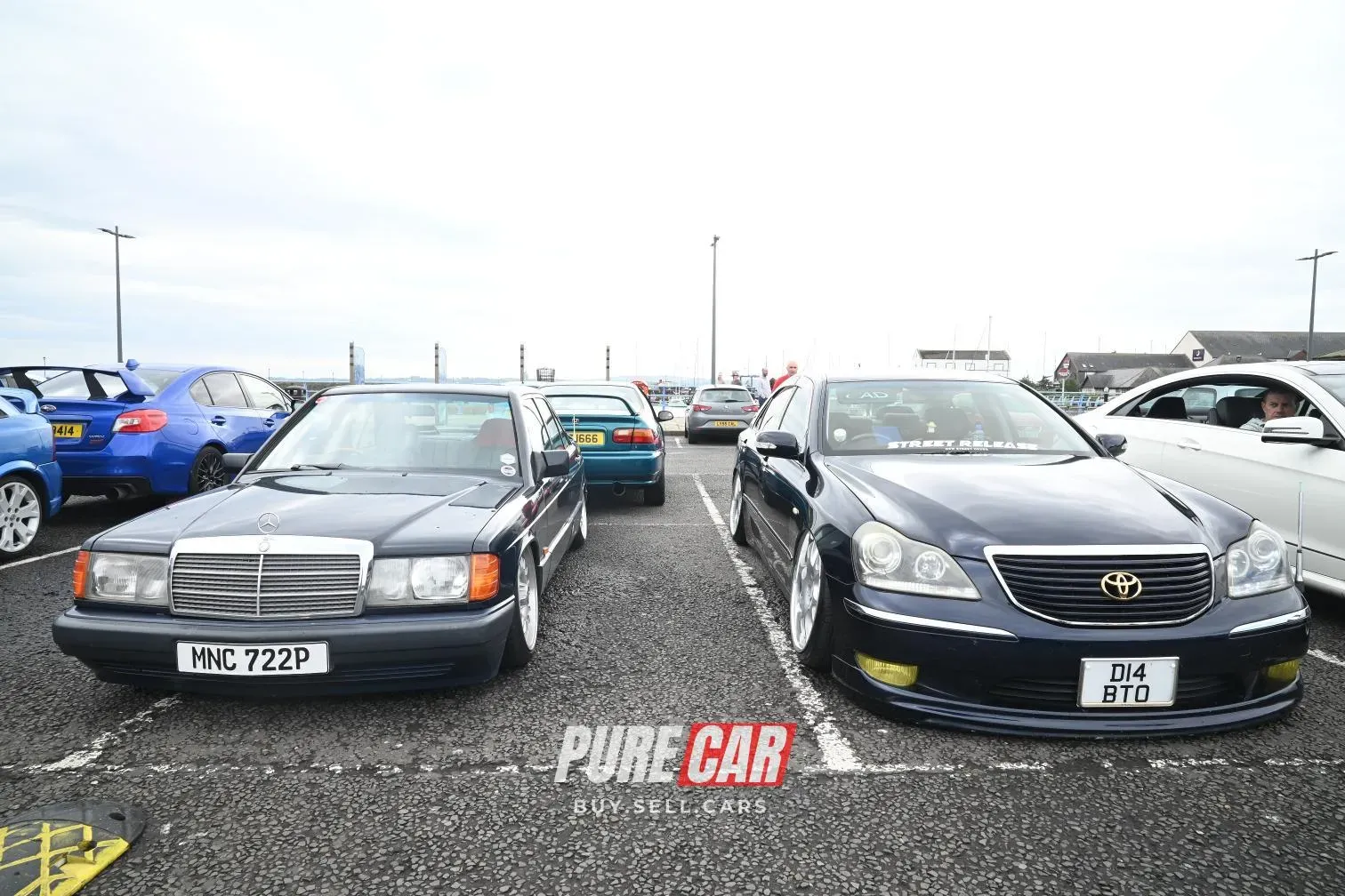 Carrickfergus castle Jacobs Supercar Run