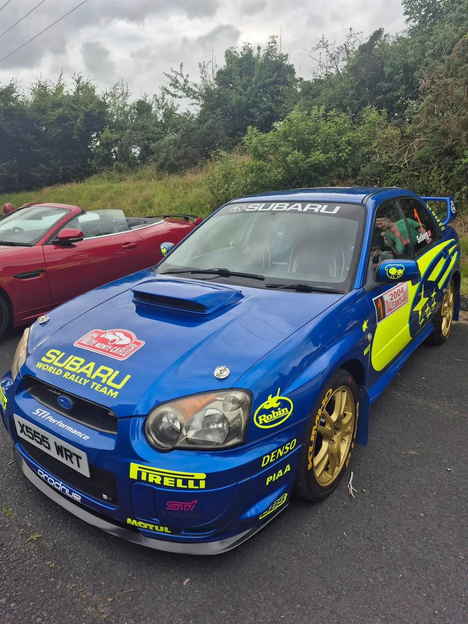 Magherally parish church cars and burgers
