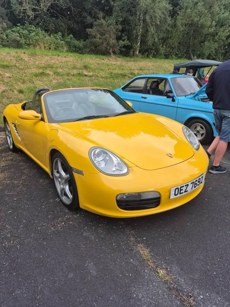 Magherally parish church cars and burgers
