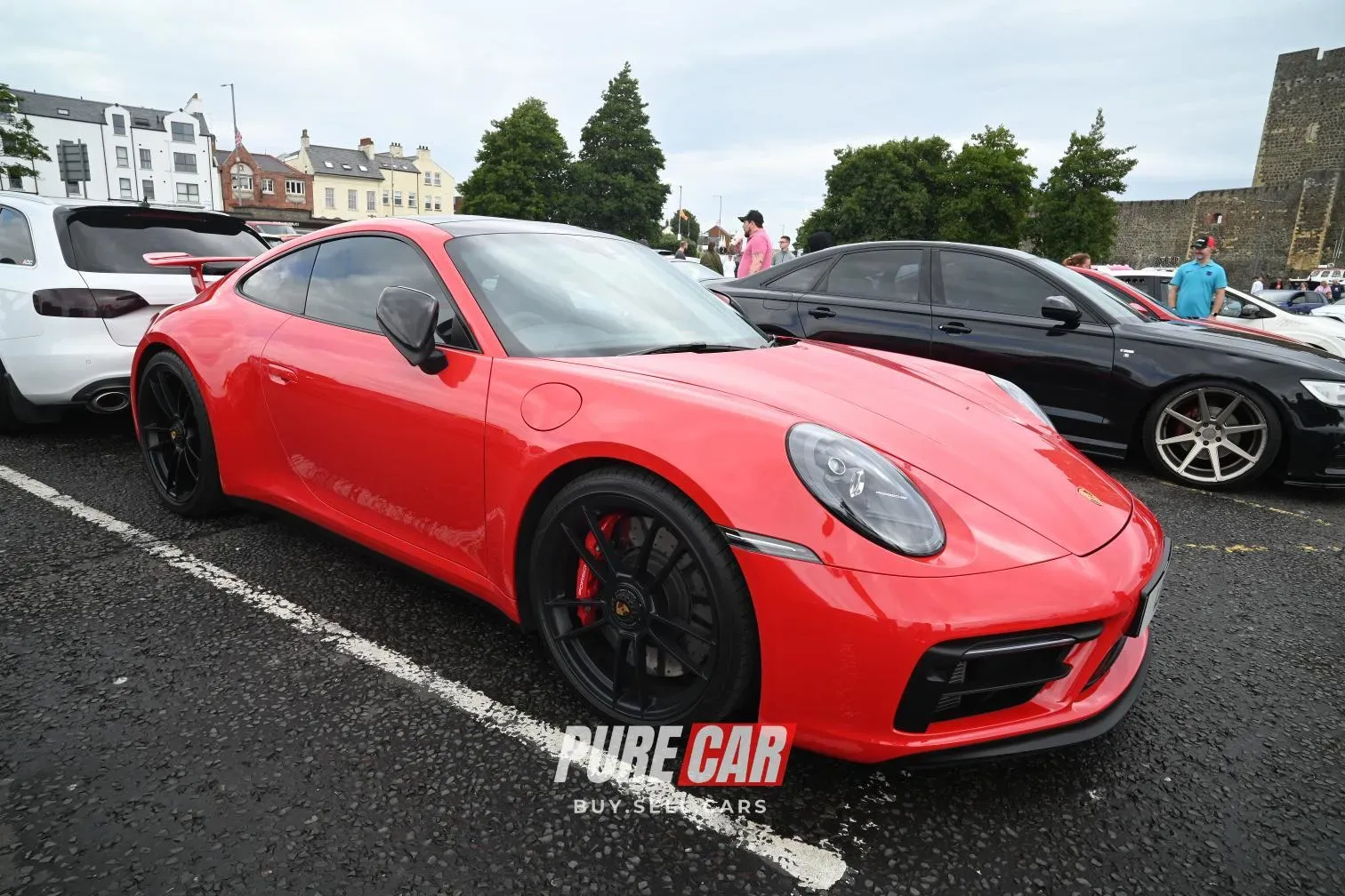 Carrickfergus castle Jacobs Supercar Run
