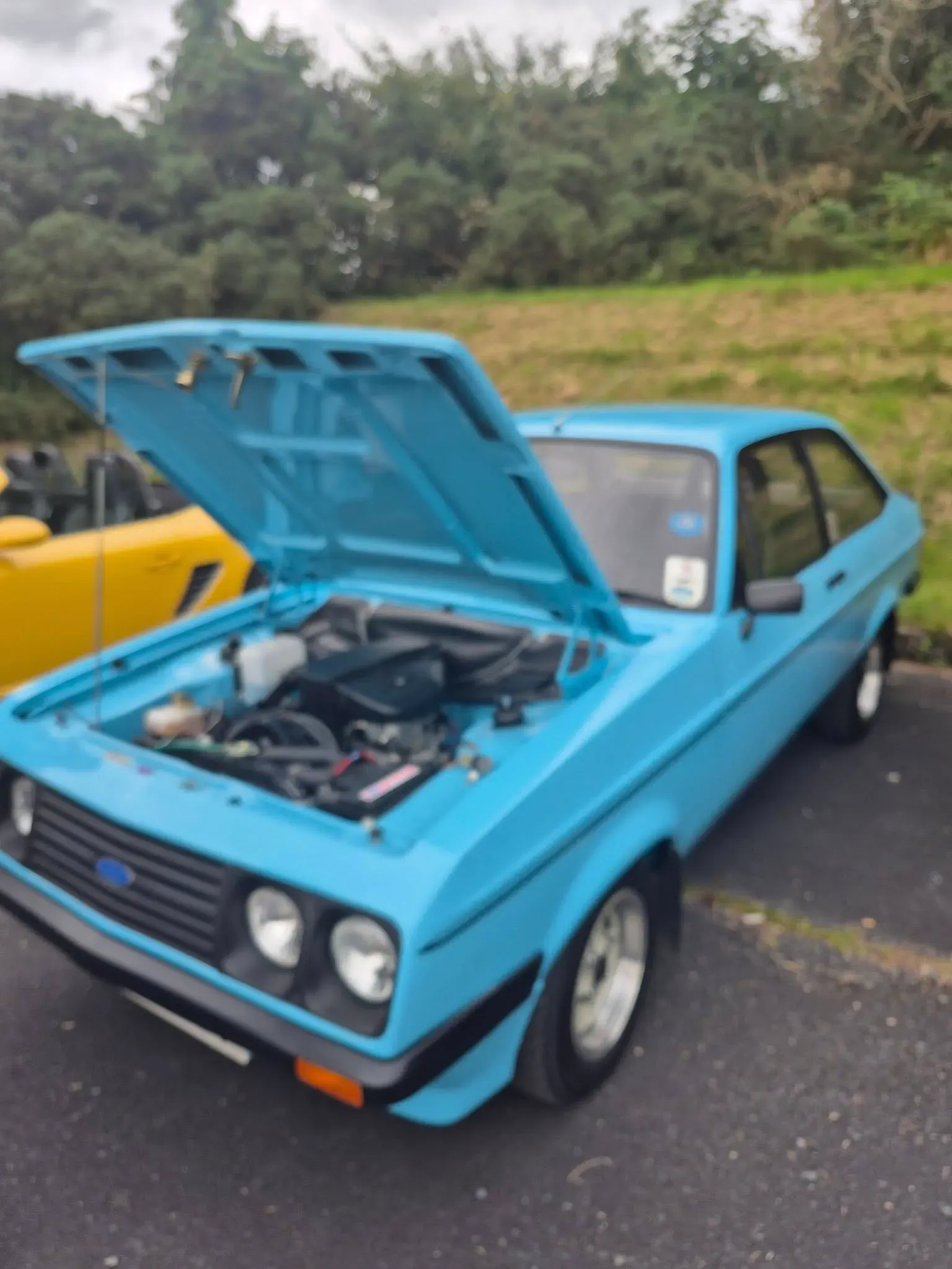 Magherally parish church cars and burgers