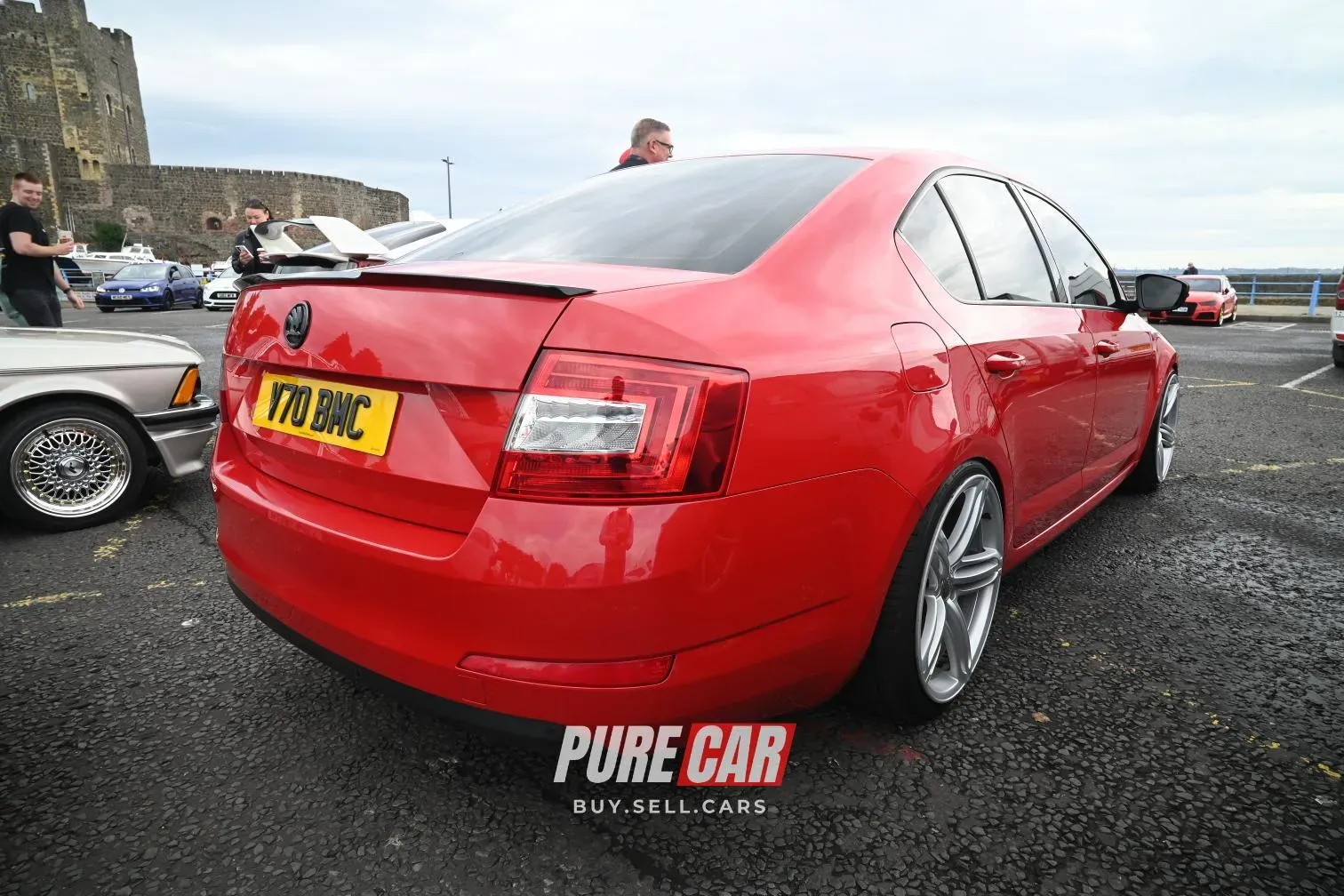 Carrickfergus castle Jacobs Supercar Run