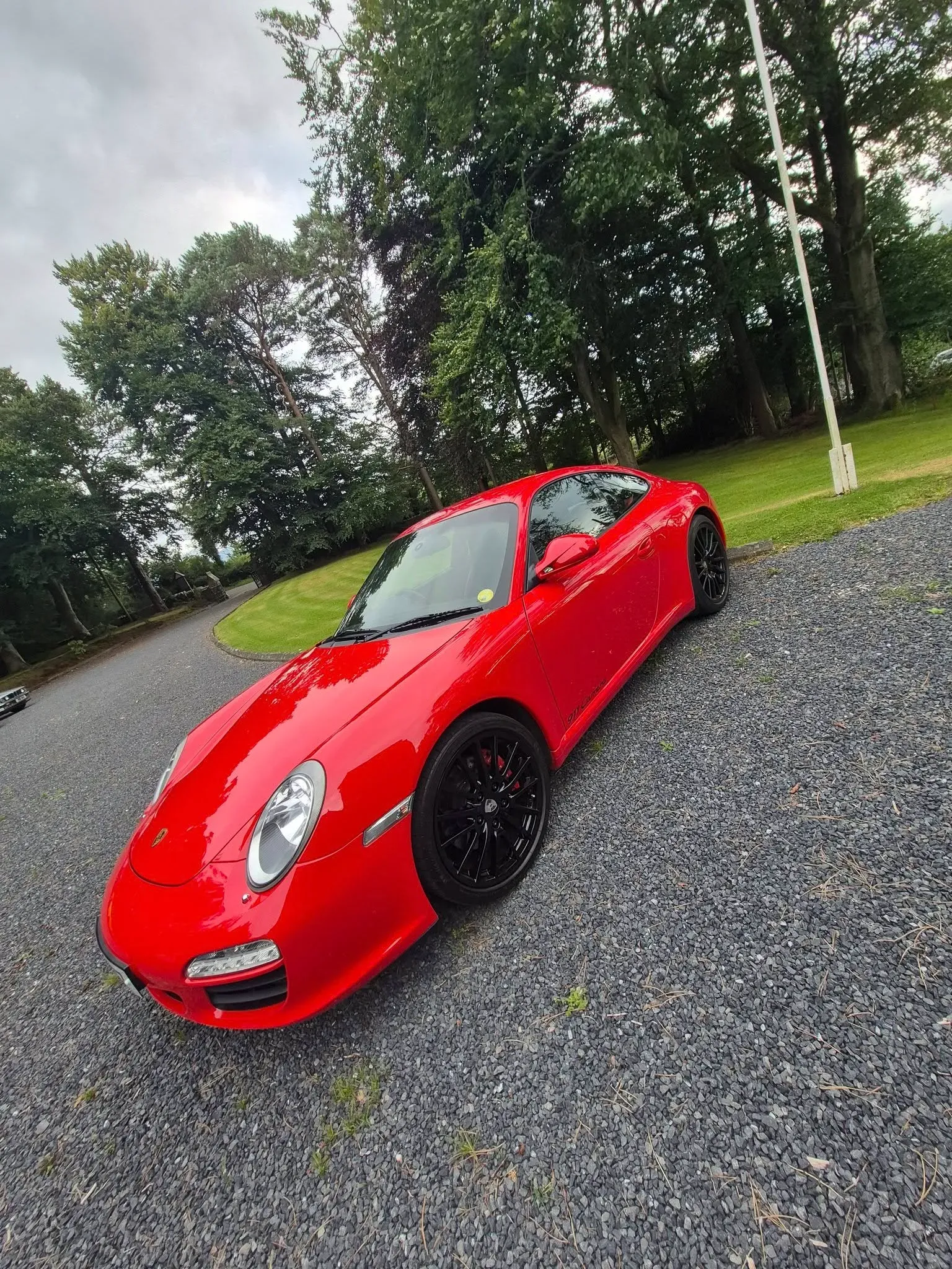Magherally parish church cars and burgers
