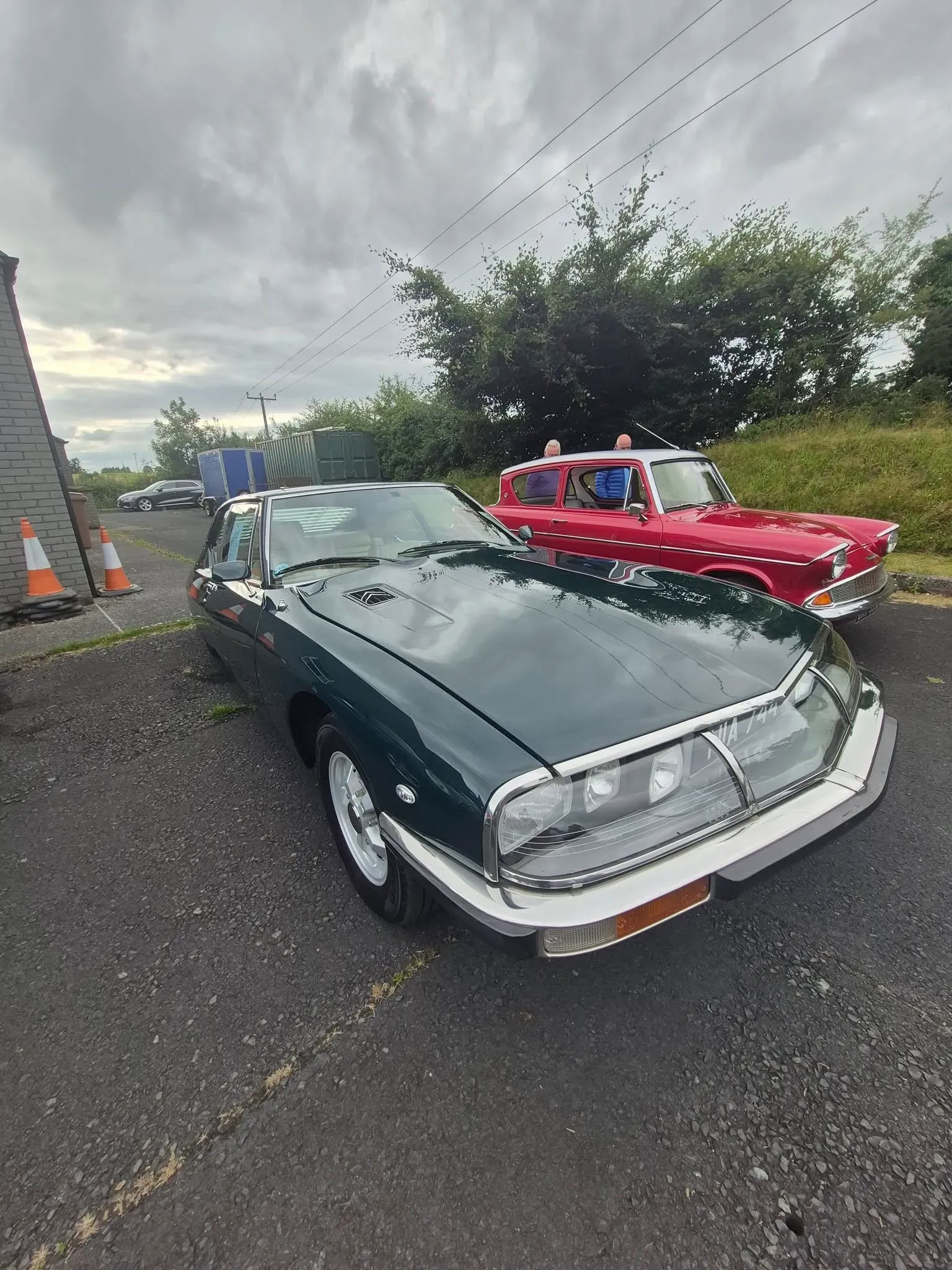 Magherally parish church cars and burgers