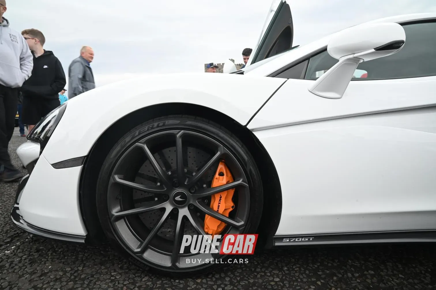 Carrickfergus castle Jacobs Supercar Run