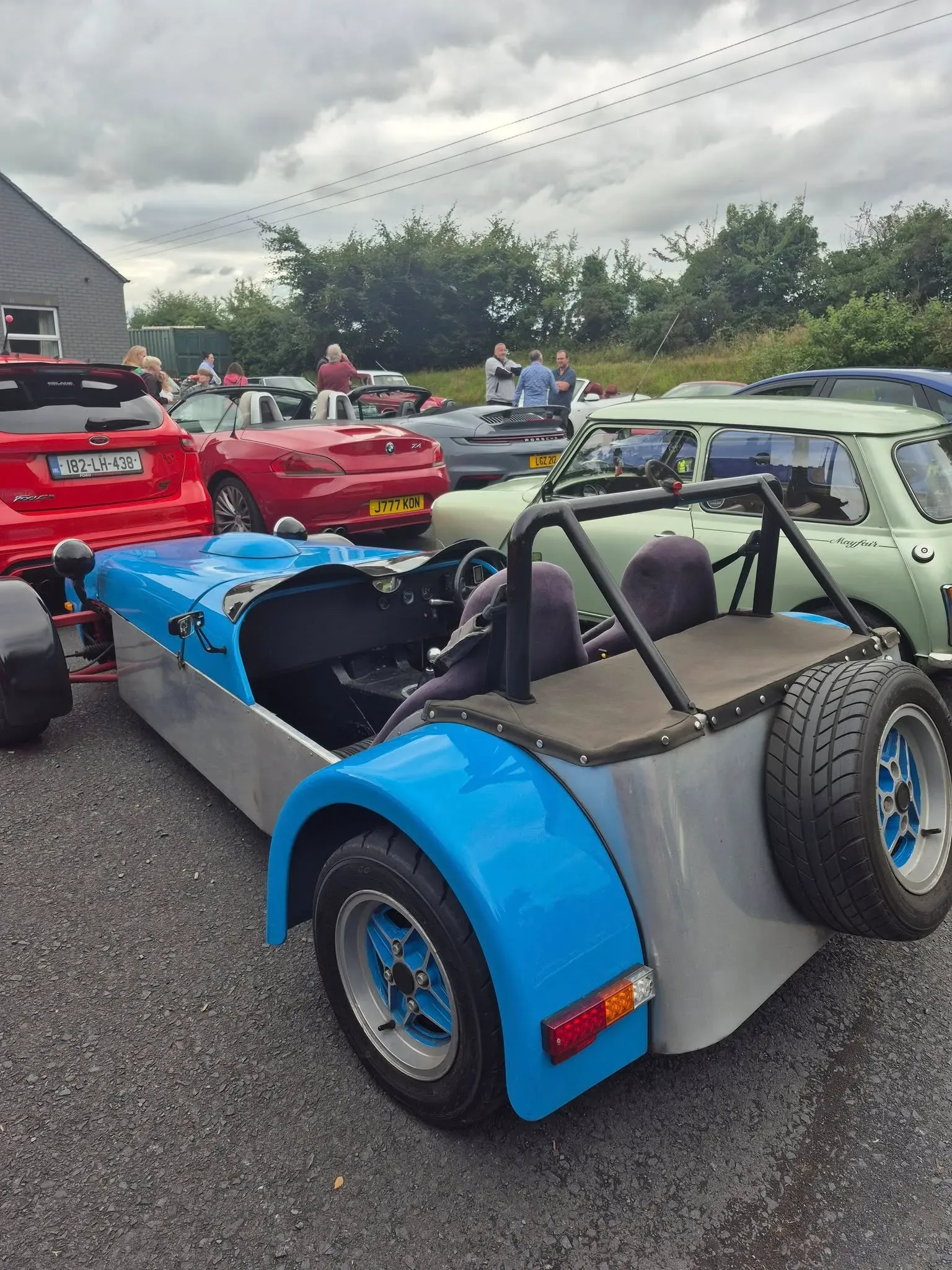 Magherally parish church cars and burgers