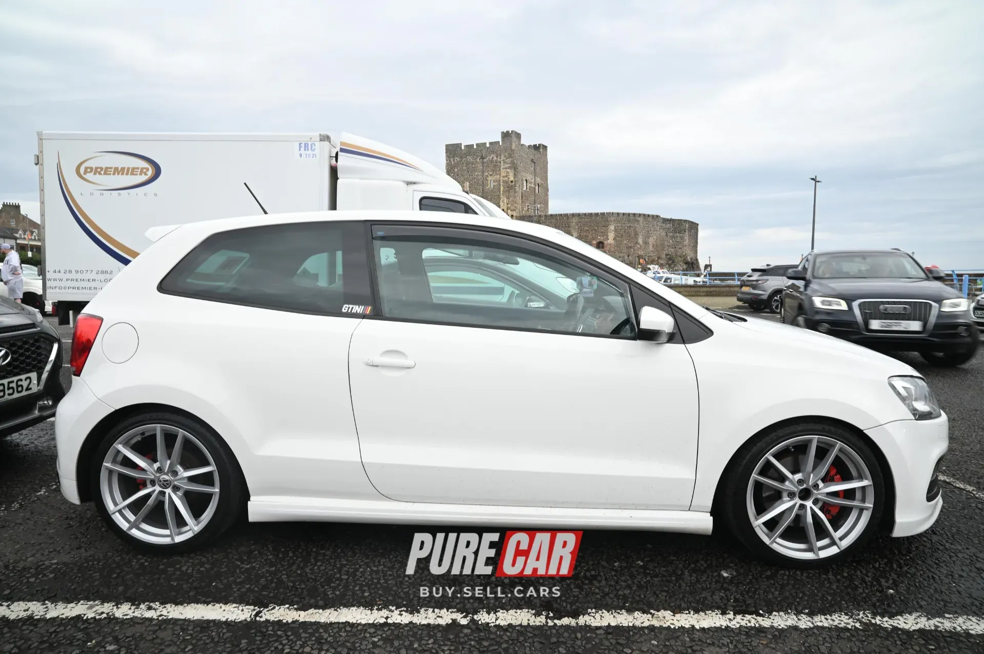 Carrickfergus castle Jacobs Supercar Run