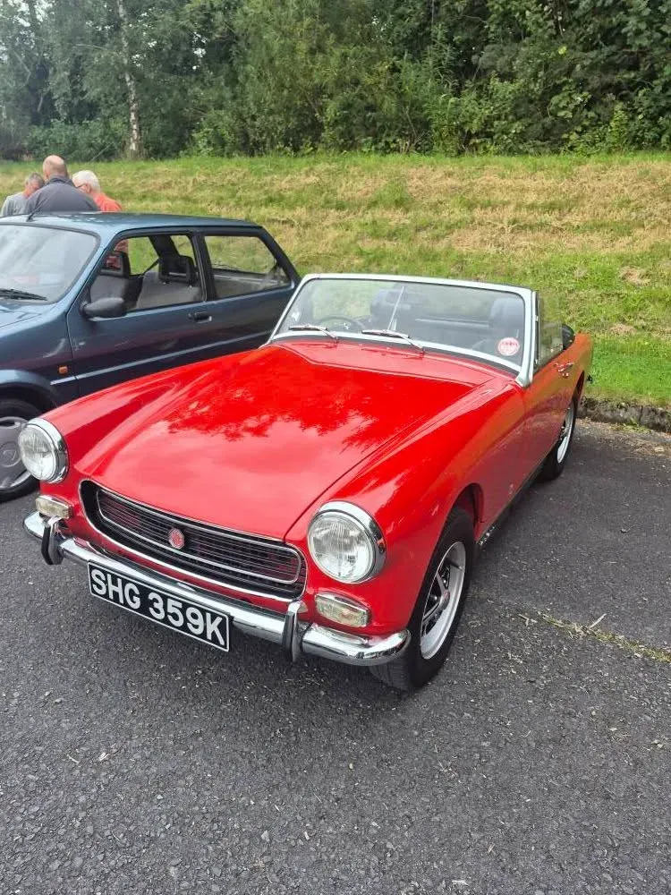 Magherally parish church cars and burgers